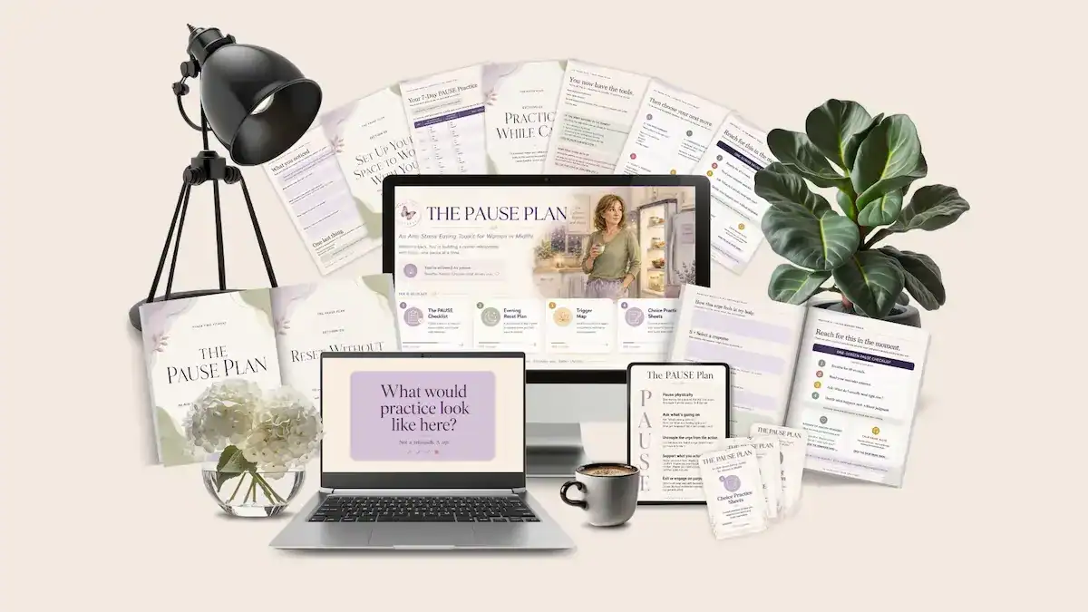 The PAUSE Plan toolkit and workbook mockup